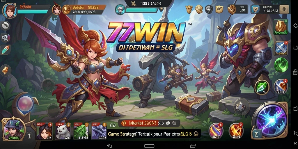 Tampilan gameplay mendebarkan dari game SLG 77WIN.