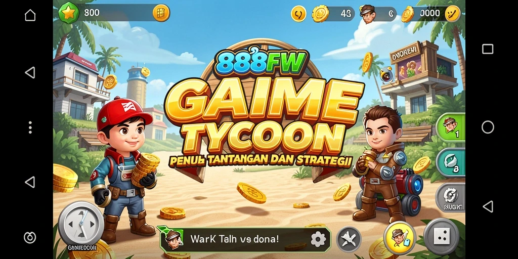 Tampilan gameplay Tycoon yang menarik dan menantang di 888FW.