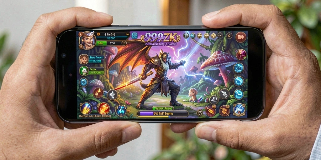 Gameplay seru 999ZK yang penuh petualangan dan tantangan.