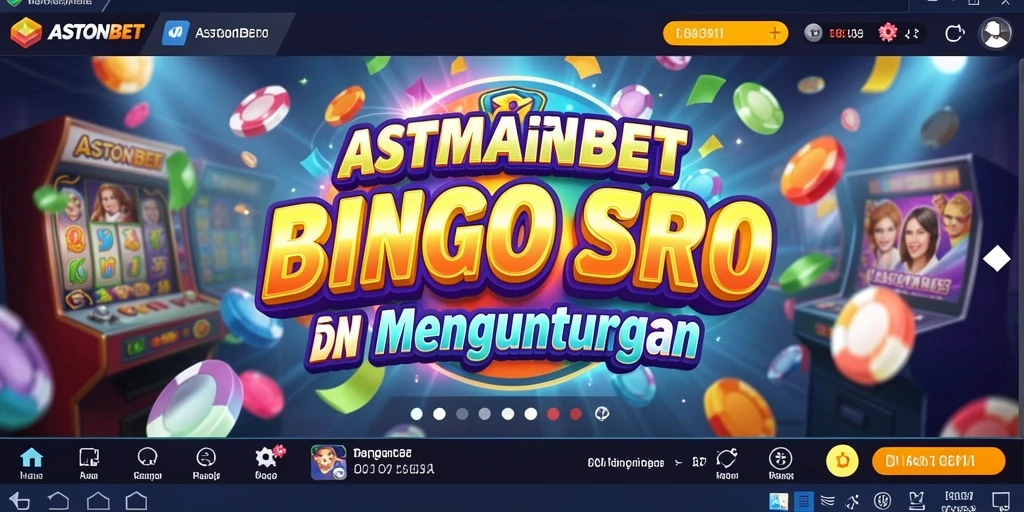 Screenshot gameplay Bingo di ASTONBET yang seru dan interaktif.