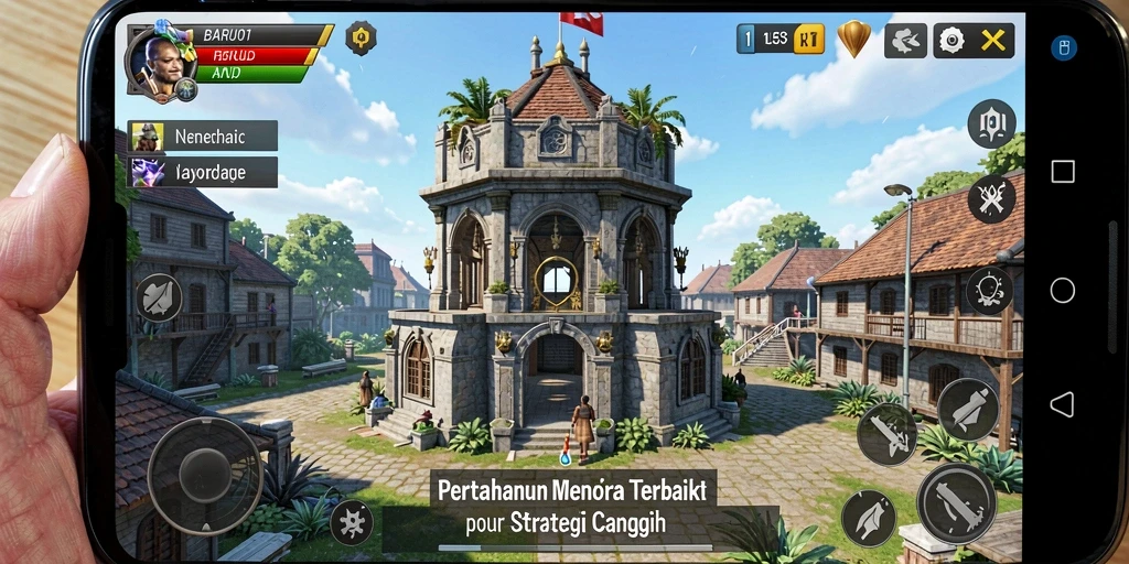 Tampilan menarik dari gameplay Tower Defense BARU01 yang penuh aksi.