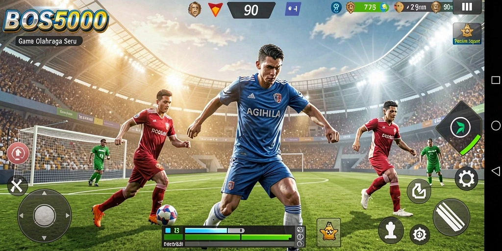 Tampilan gameplay yang menegangkan di <strong>BOS5000</strong>.