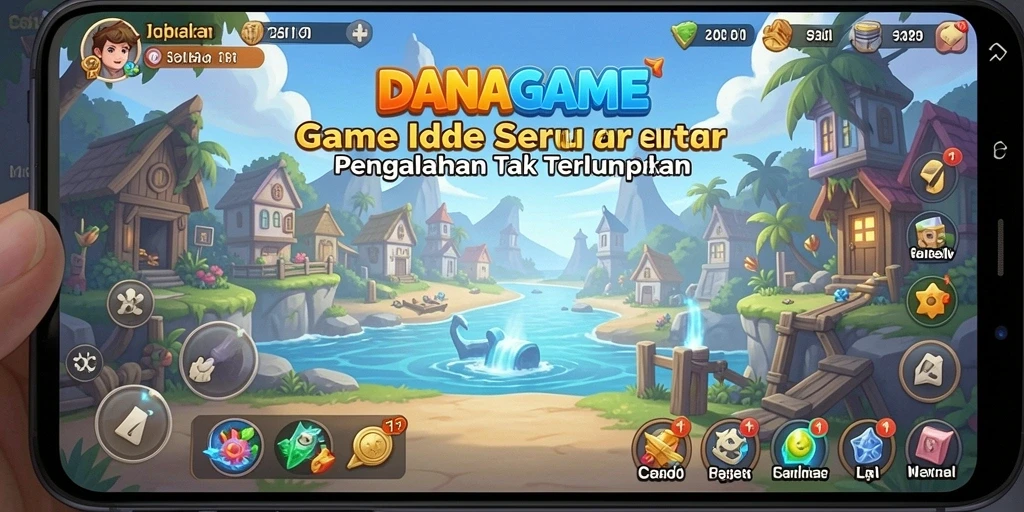 Tampilan gameplay Idle yang menarik dari DANAGAME.