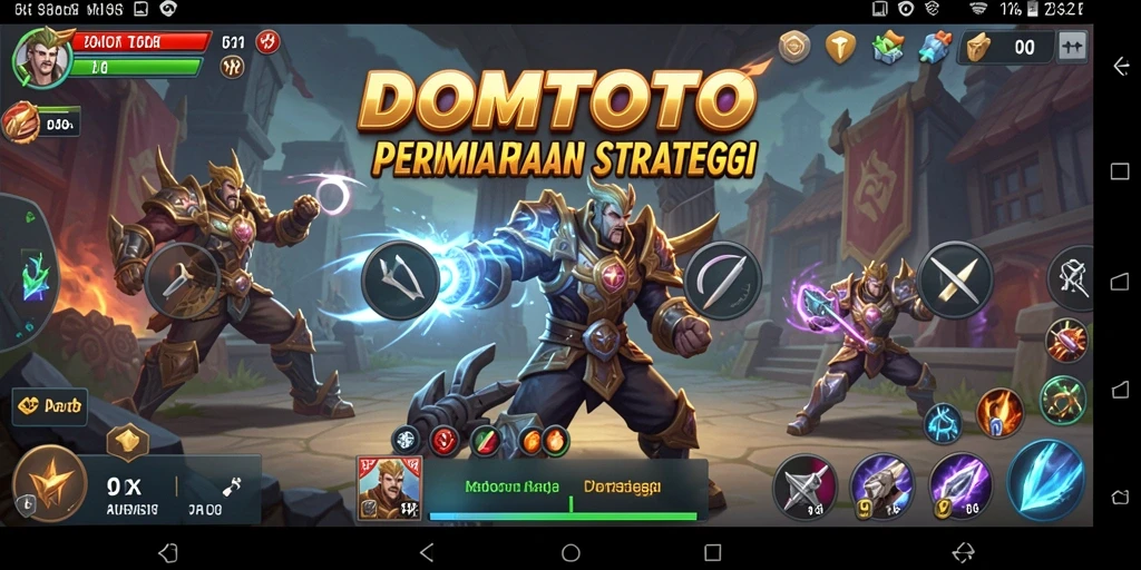 Screenshot gameplay DOMTOTO yang menunjukkan aksi dan strategi yang mendebarkan.
