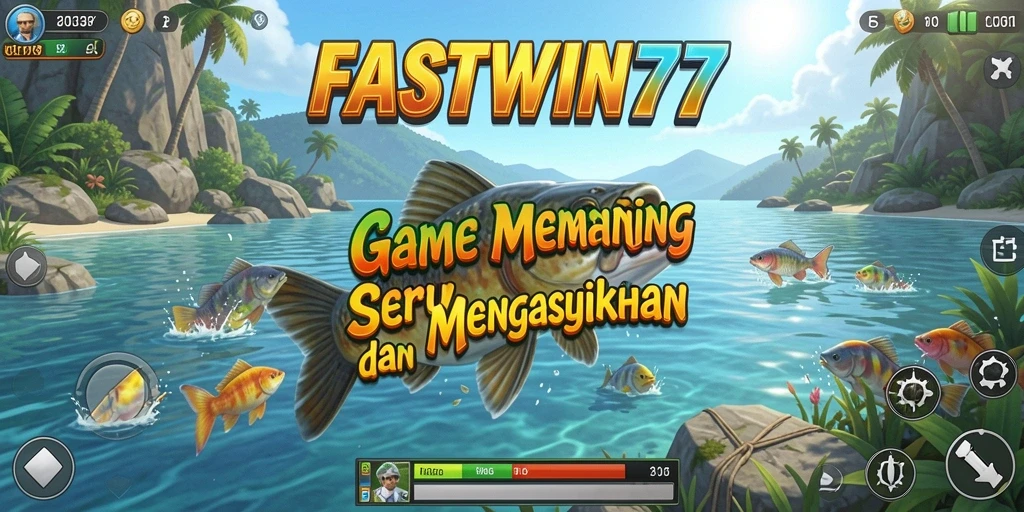 Screenshot menunjukkan gameplay menarik dari pengalaman memancing di FASTWIN77.