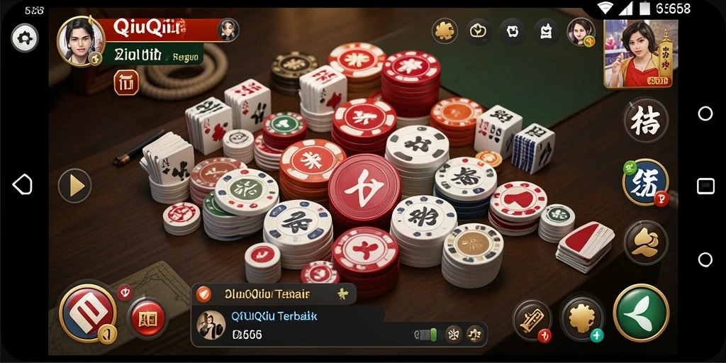 Tampilan gameplay QiuQiu yang seru dan menantang di G668.