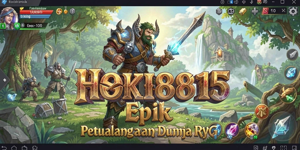 Gameplay seru HOKI8815 menampilkan pertarungan yang mendebarkan dan karakter menarik.
