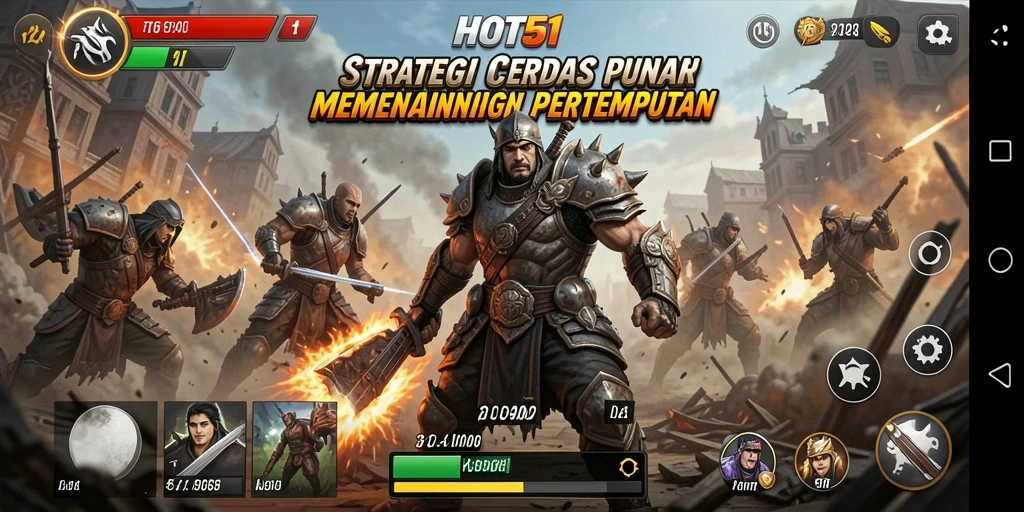 Screenshot gameplay HOT51 menunjukkan aksi strategi yang seru.