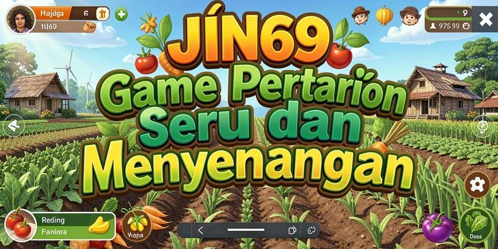 Gameplay menarik dengan grafis pertanian yang menawan di JIN69.
