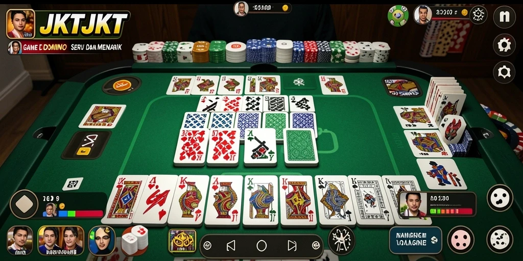 Tampilan gameplay menarik dalam JKTJKT yang menyenangkan.