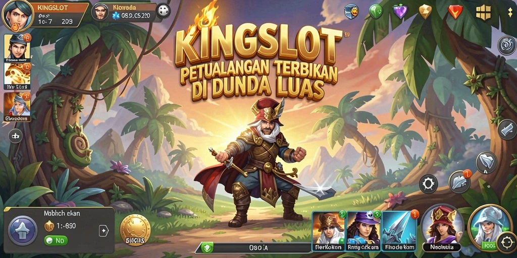 Gameplay KINGSLOT yang mendebarkan di dunia Open World.
