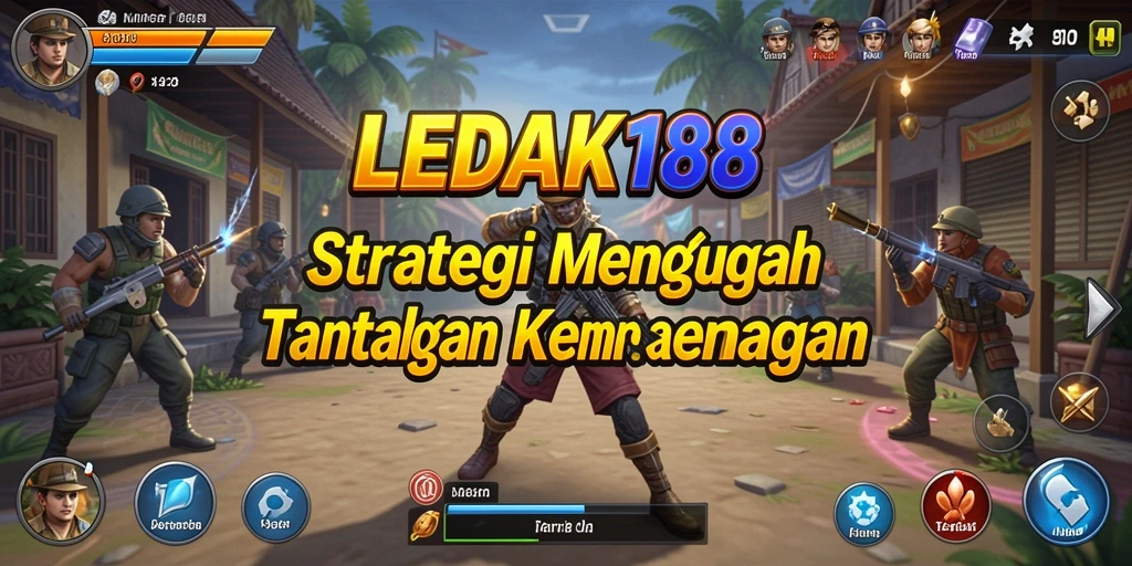 Tampilan gameplay LEDAK188 yang penuh aksi dan strategi.