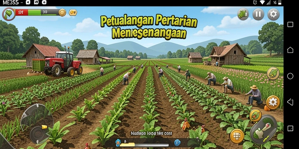 Gameplay interaktif dan menarik di dunia pertanian.