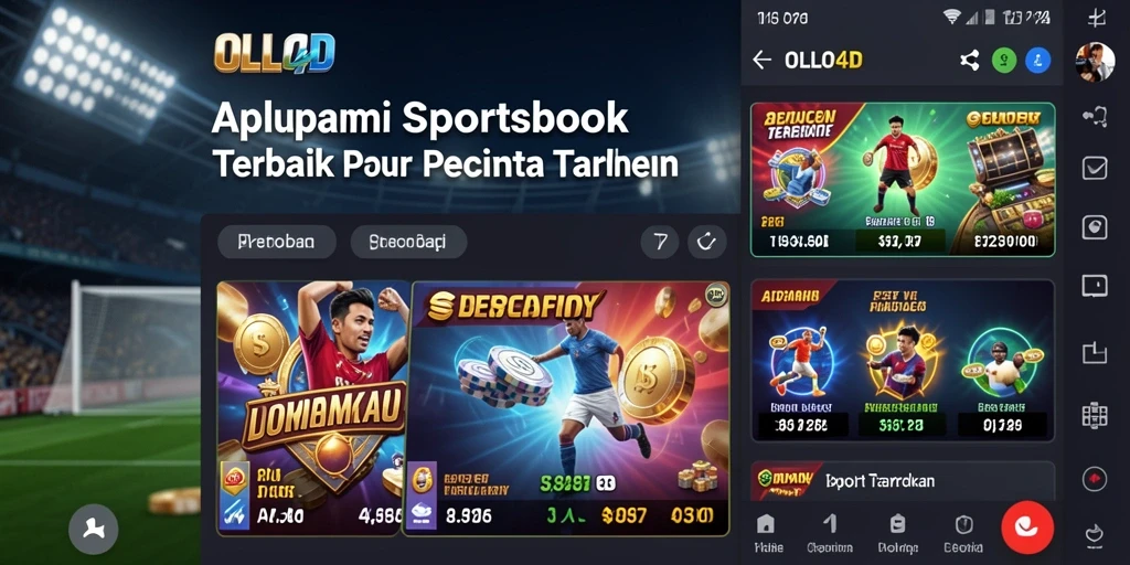 Screenshot gameplay OLLO4D menampilkan berbagai pilihan taruhan olahraga.