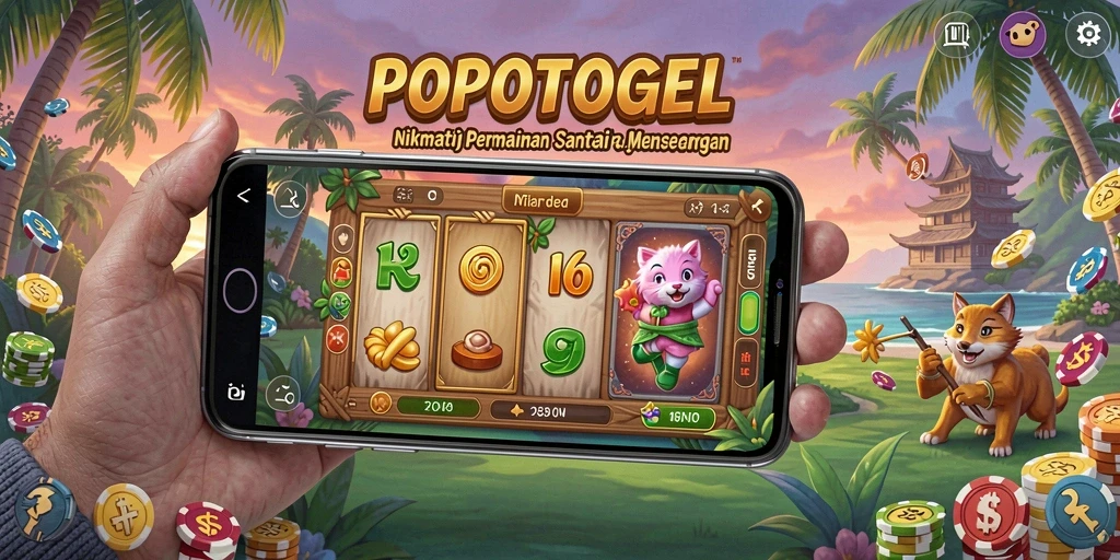 Tampilan menarik dari gameplay POPOTOGEL yang santai dan menghibur.