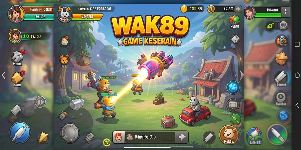Tampilan gameplay Idle di WAK89 yang menarik dan menghibur.